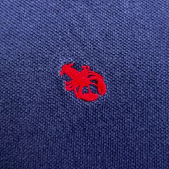 Vintage Polo Ralph Lauren Shirt 3XLT Tall Blue Lobster Embroider All Over Logo - Picture 3 of 8
